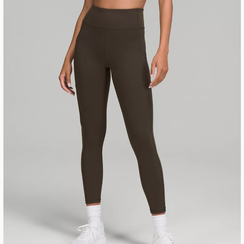 Lululemon Invigorate Tights 25 inch-Dark Olive